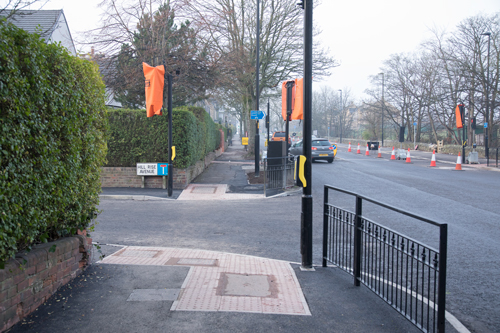 Hill Rise Avenue, at Harlow Moor Road junction