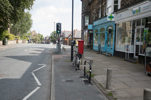 Cycle Parking on Cold Bath Road Cycle parking stands on Cold Bath Road