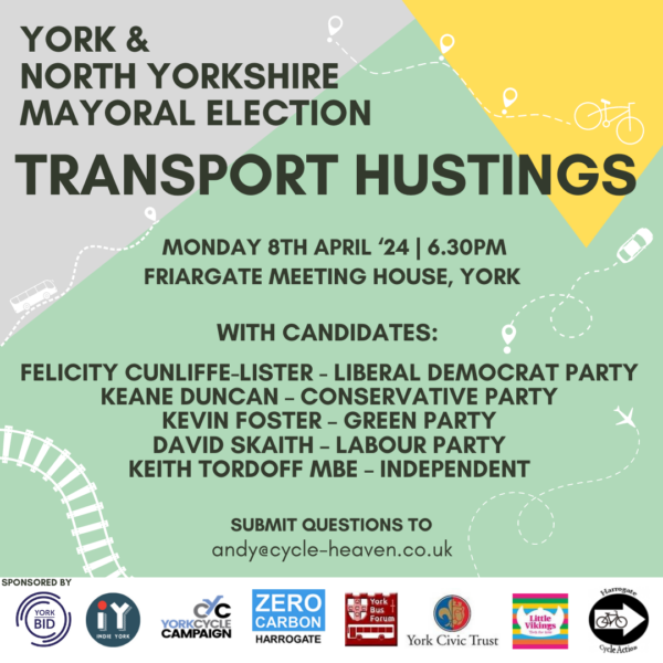 Mayoral transport hustings graphic