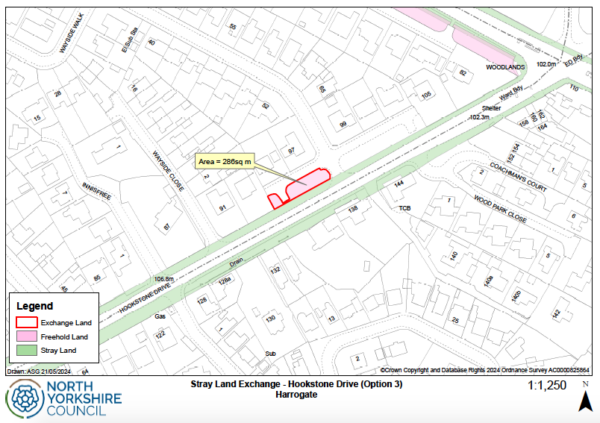 Stray Land Exchange option 3, Hookstone Drive