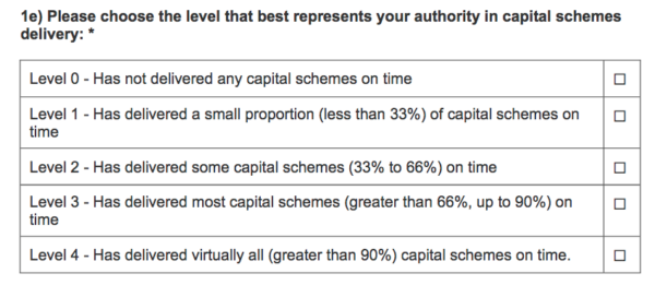 ATE capability ratings for delivery