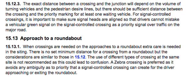 DfT Traffic Signs Manual Chapter 6