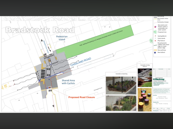 Parallel crossing design from London