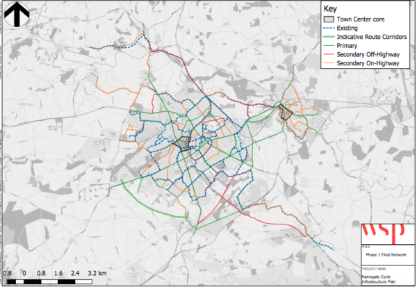 LCWIP cycle network map
