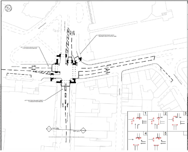 Design for King's Road junction