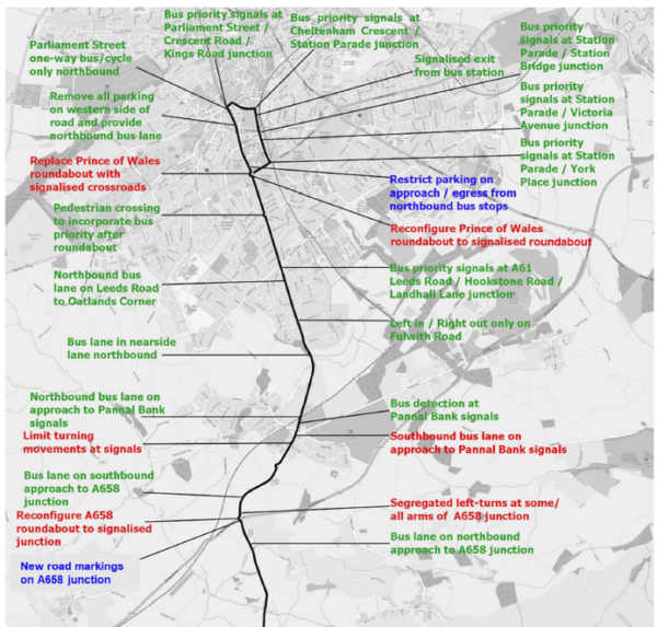 A61 options sifted by WSP
