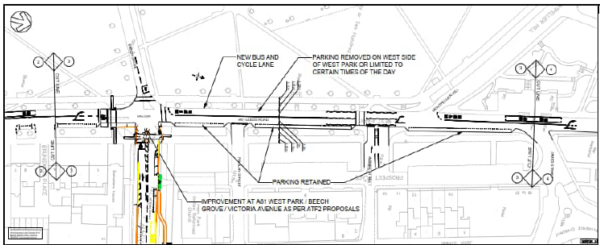 Proposal for next section of West Park